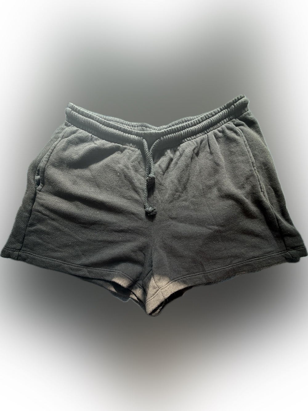 Universal Thread Black Fleece Drawstring Lounge Shorts